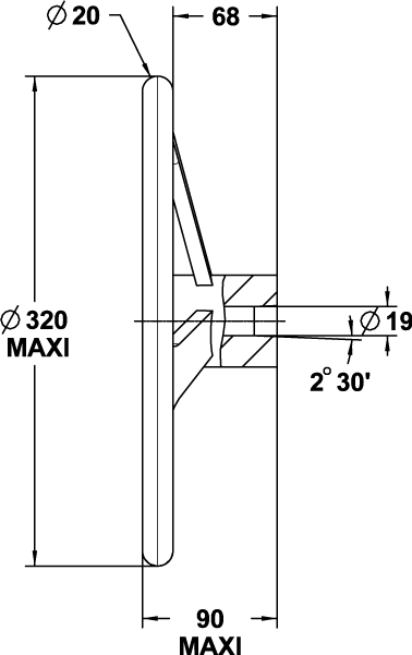 2200181 Plastic Wheel Diagram 320